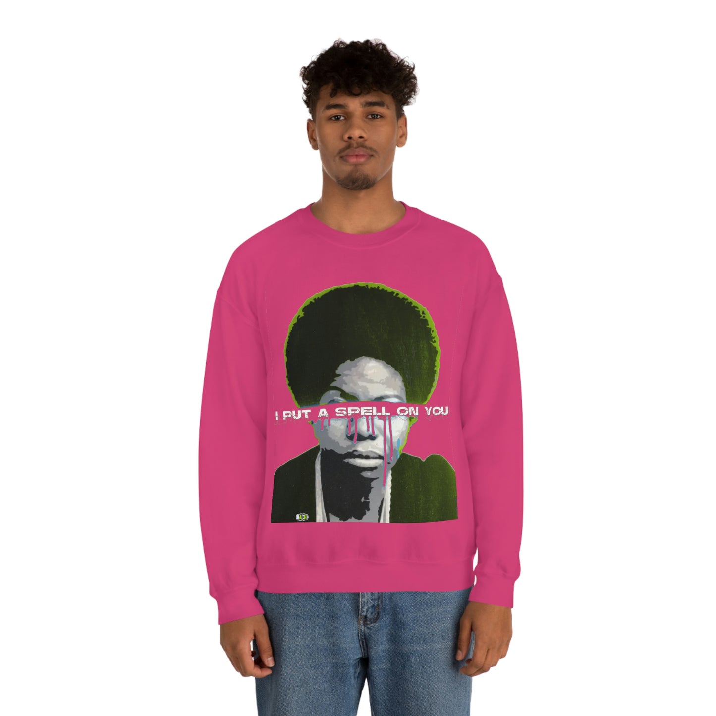 Vintage Soul Music Graphic Sweatshirt - Female Jazz Portrait Print (Bachi)
