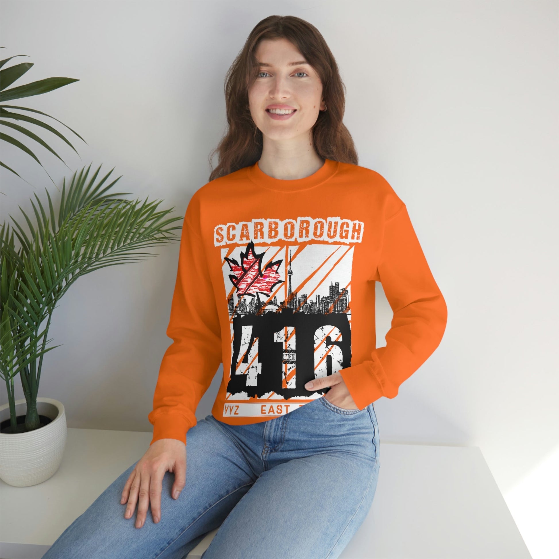 Unisex Sweatshirt Scarborough 416 Toronto Printify
