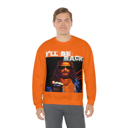 Oversized Graphic Sweatshirt - 80s Sci-Fi Cinema Parody Streetwear (Bachi)