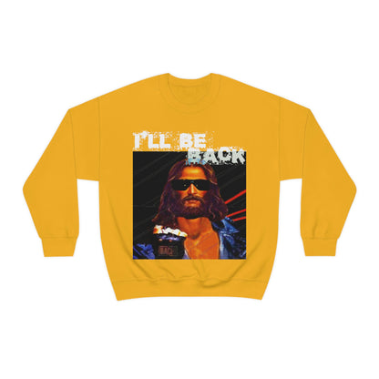 Oversized Graphic Sweatshirt - 80s Sci-Fi Cinema Parody Streetwear (Bachi)
