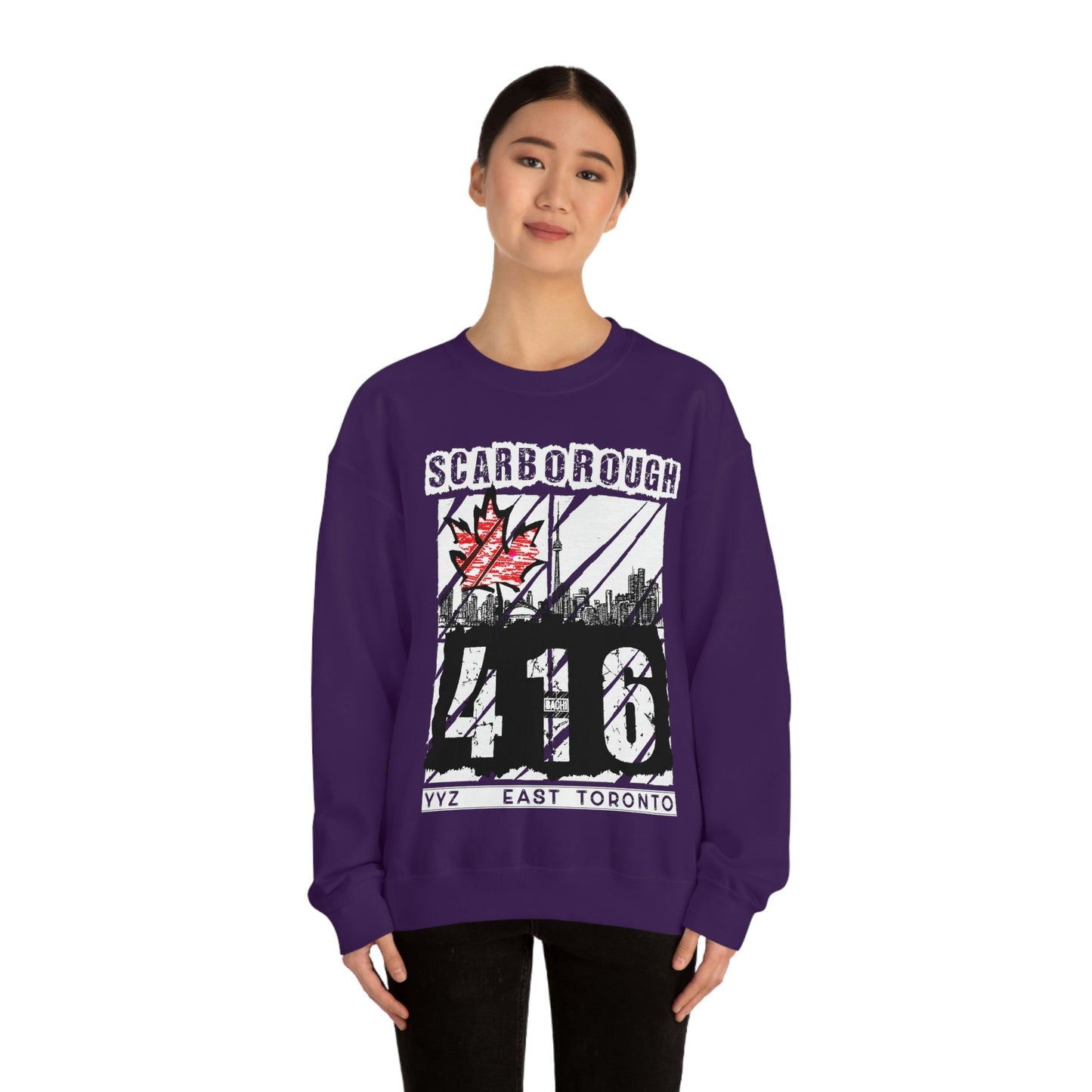 Unisex Sweatshirt Scarborough 416 Toronto Printify
