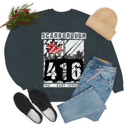 Unisex Sweatshirt Scarborough 416 Toronto Printify