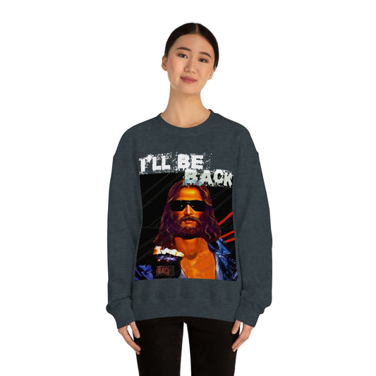 Oversized Graphic Sweatshirt - 80s Sci-Fi Cinema Parody Streetwear (Bachi)