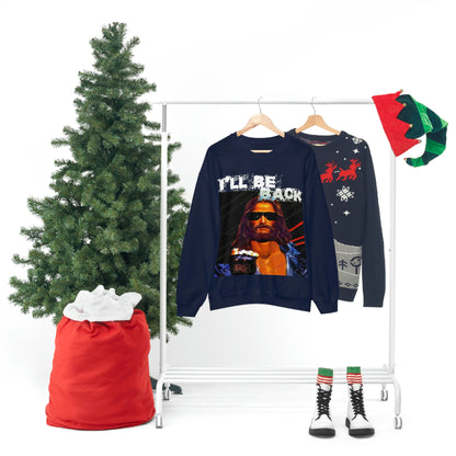 Oversized Graphic Sweatshirt - 80s Sci-Fi Cinema Parody Streetwear (Bachi)