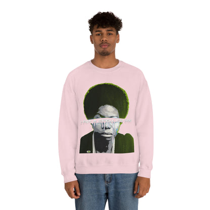 Vintage Soul Music Graphic Sweatshirt - Female Jazz Portrait Print (Bachi)