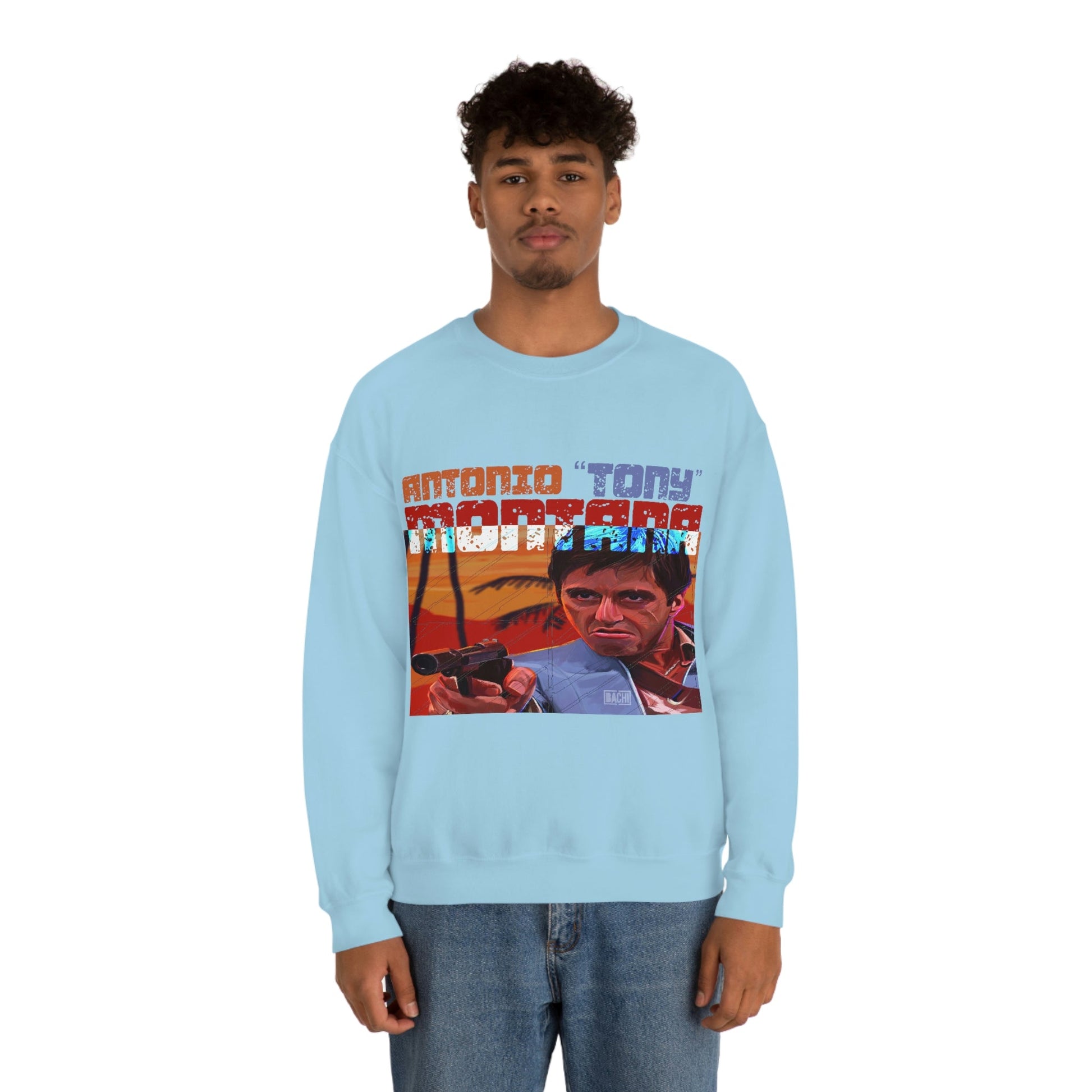 Unisex Sweatshirt Antonio Tony Montana Scarface Printify