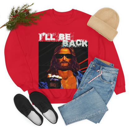 Oversized Graphic Sweatshirt - 80s Sci-Fi Cinema Parody Streetwear (Bachi)
