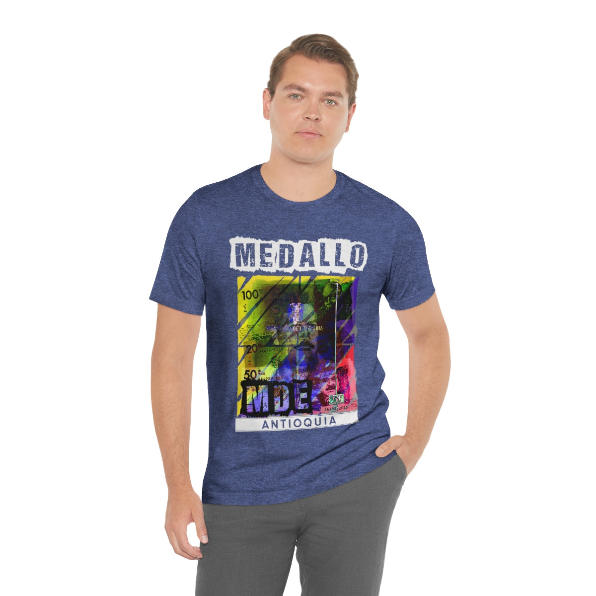 Unisex T-shirt Rep Your Country Medellin Colombia Medallo Printify