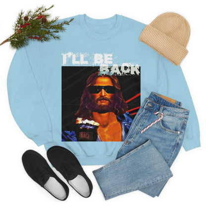 Oversized Graphic Sweatshirt - 80s Sci-Fi Cinema Parody Streetwear (Bachi)