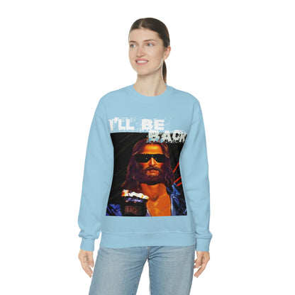 Oversized Graphic Sweatshirt - 80s Sci-Fi Cinema Parody Streetwear (Bachi)