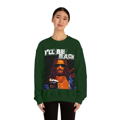 Oversized Graphic Sweatshirt - 80s Sci-Fi Cinema Parody Streetwear (Bachi)
