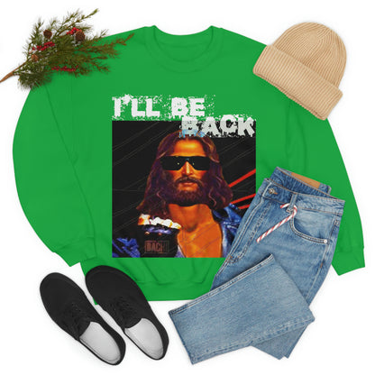 Oversized Graphic Sweatshirt - 80s Sci-Fi Cinema Parody Streetwear (Bachi)