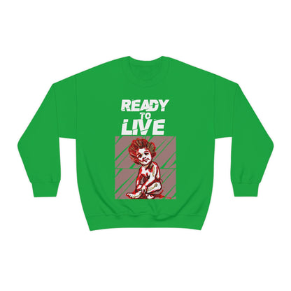 Unisex Sweater Ready to Live Printify