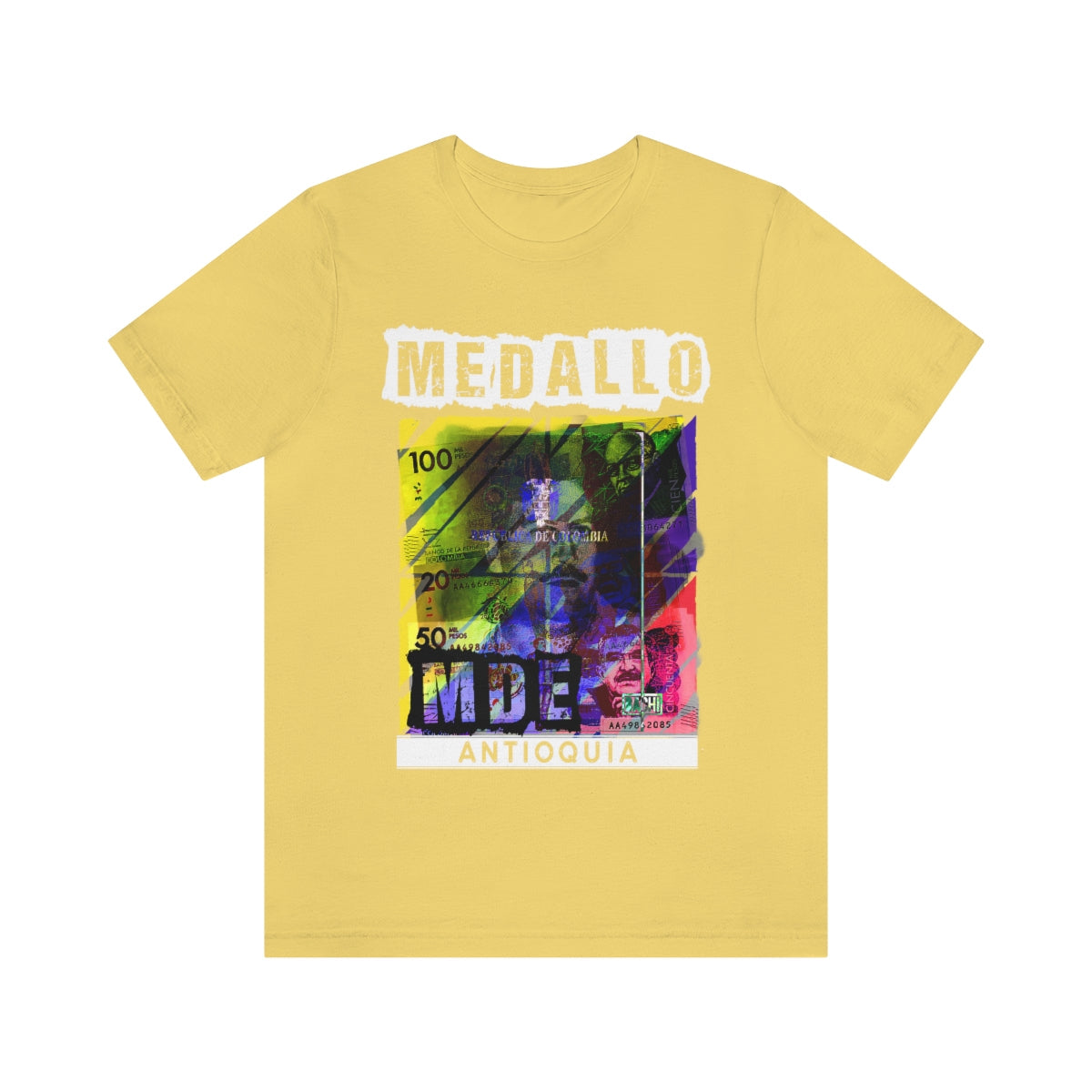 Unisex T-shirt Rep Your Country Medellin Colombia Medallo Printify