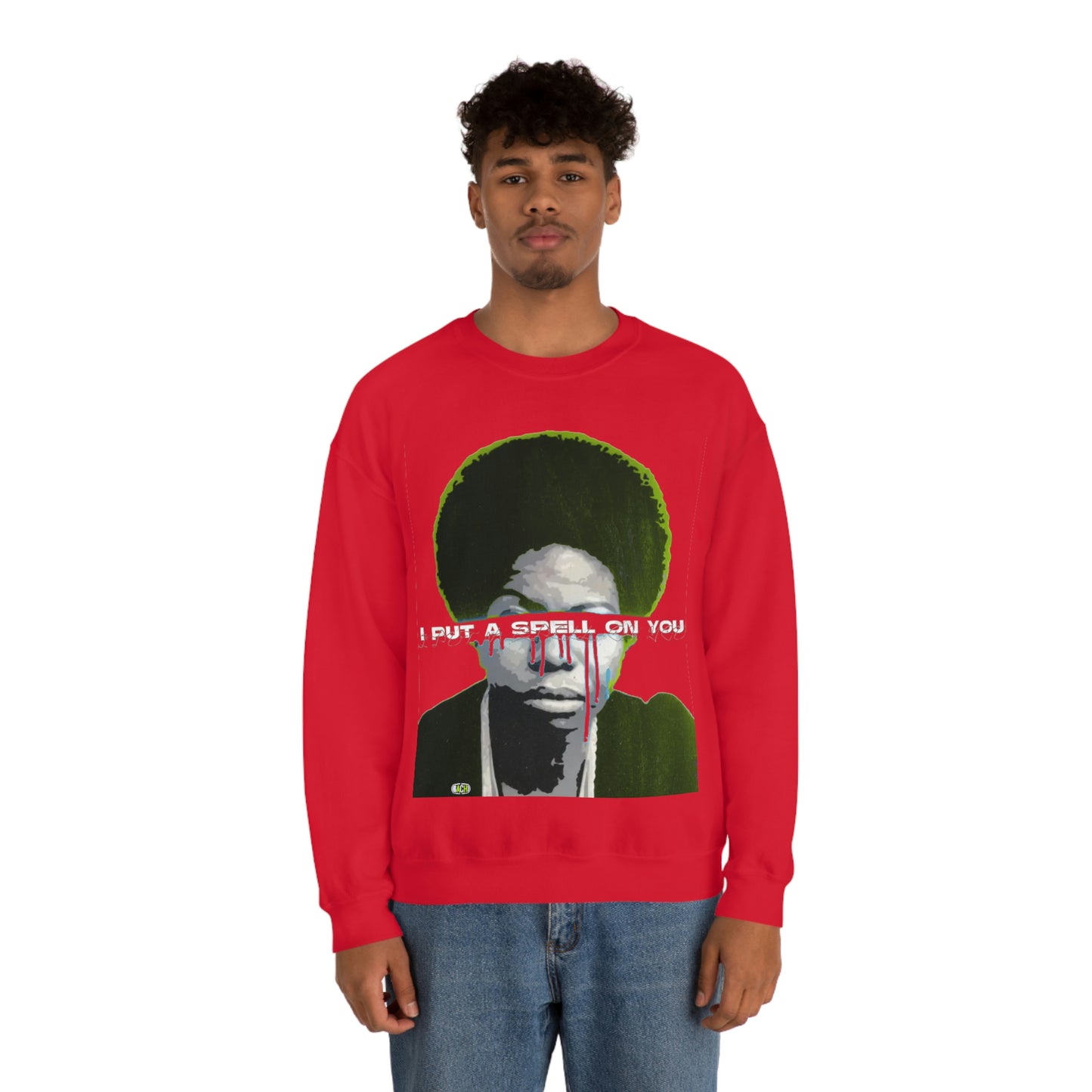Vintage Soul Music Graphic Sweatshirt - Female Jazz Portrait Print (Bachi)