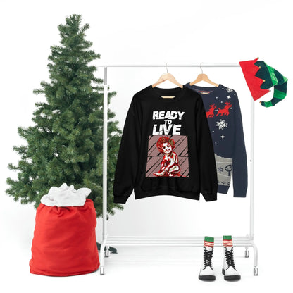 Unisex Sweater Ready to Live Printify