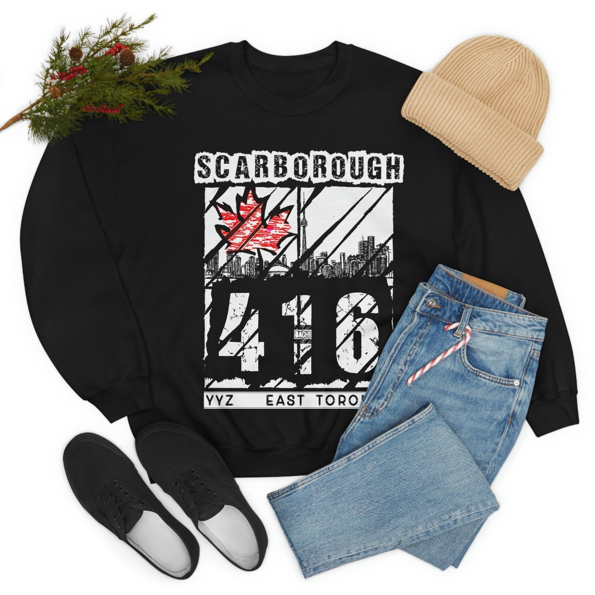 Unisex Sweatshirt Scarborough 416 Toronto Printify