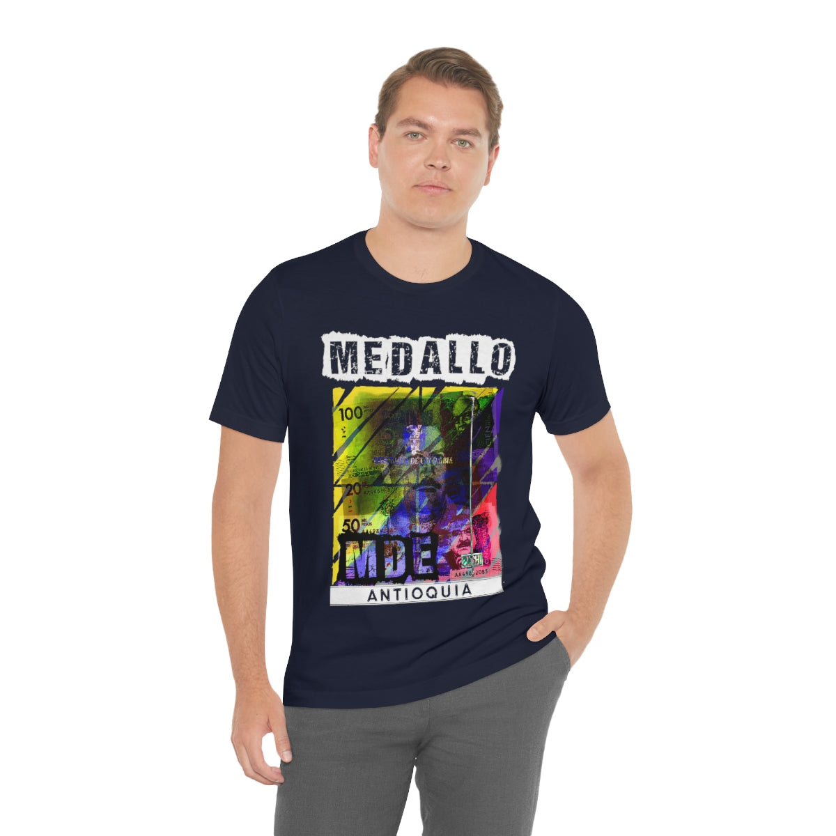 Unisex T-shirt Rep Your Country Medellin Colombia Medallo Printify