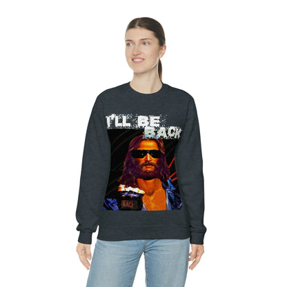 Oversized Graphic Sweatshirt - 80s Sci-Fi Cinema Parody Streetwear (Bachi)