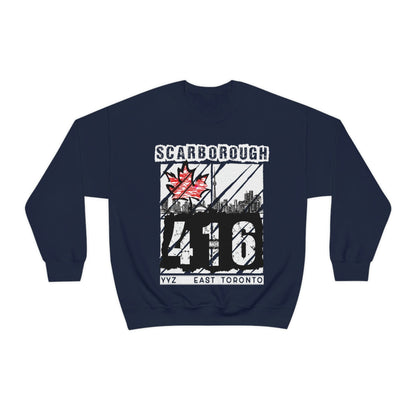 Unisex Sweatshirt Scarborough 416 Toronto Printify