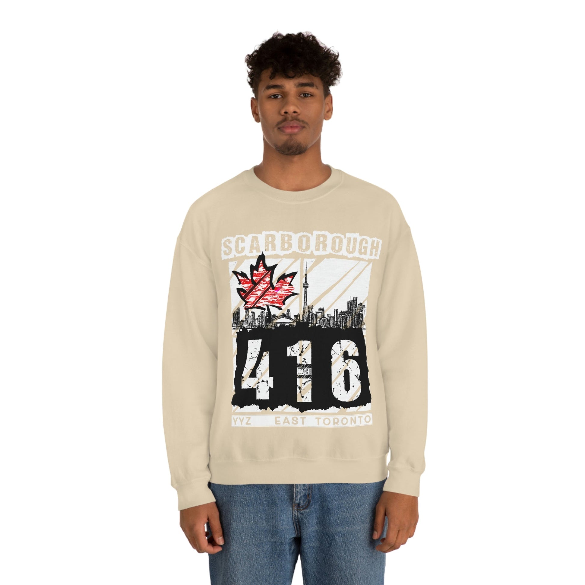 Unisex Sweatshirt Scarborough 416 Toronto Printify