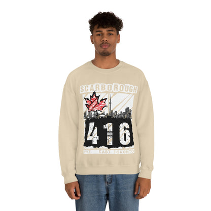 Unisex Sweatshirt Scarborough 416 Toronto Printify