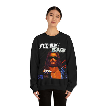 Oversized Graphic Sweatshirt - 80s Sci-Fi Cinema Parody Streetwear (Bachi)