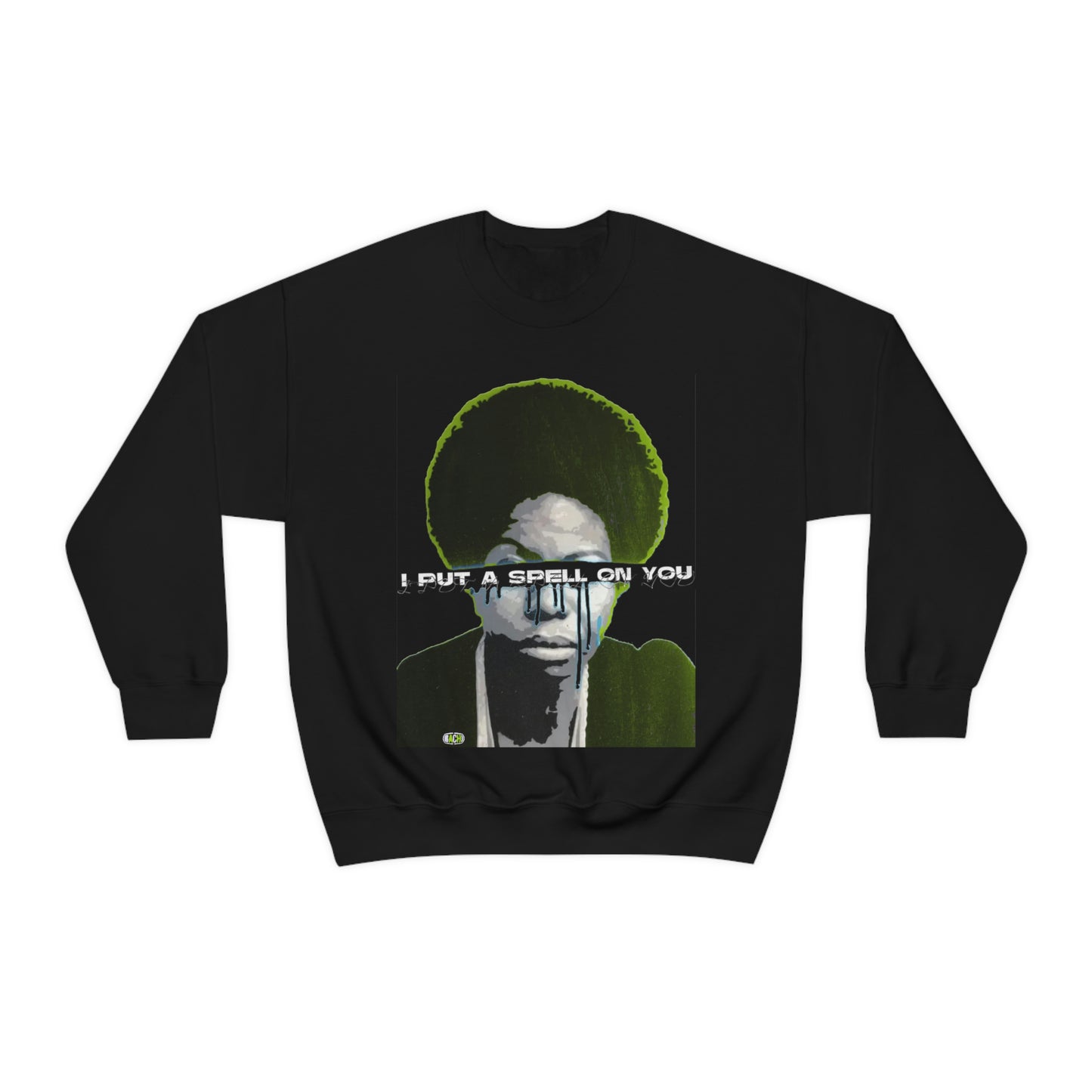 Vintage Soul Music Graphic Sweatshirt - Female Jazz Portrait Print (Bachi)