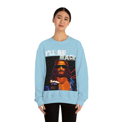 Oversized Graphic Sweatshirt - 80s Sci-Fi Cinema Parody Streetwear (Bachi)