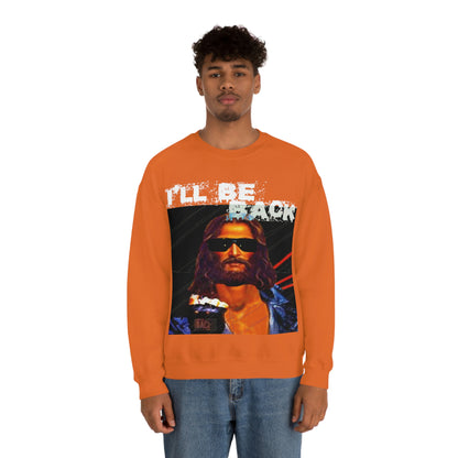 Oversized Graphic Sweatshirt - 80s Sci-Fi Cinema Parody Streetwear (Bachi)