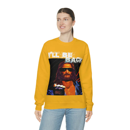 Oversized Graphic Sweatshirt - 80s Sci-Fi Cinema Parody Streetwear (Bachi)