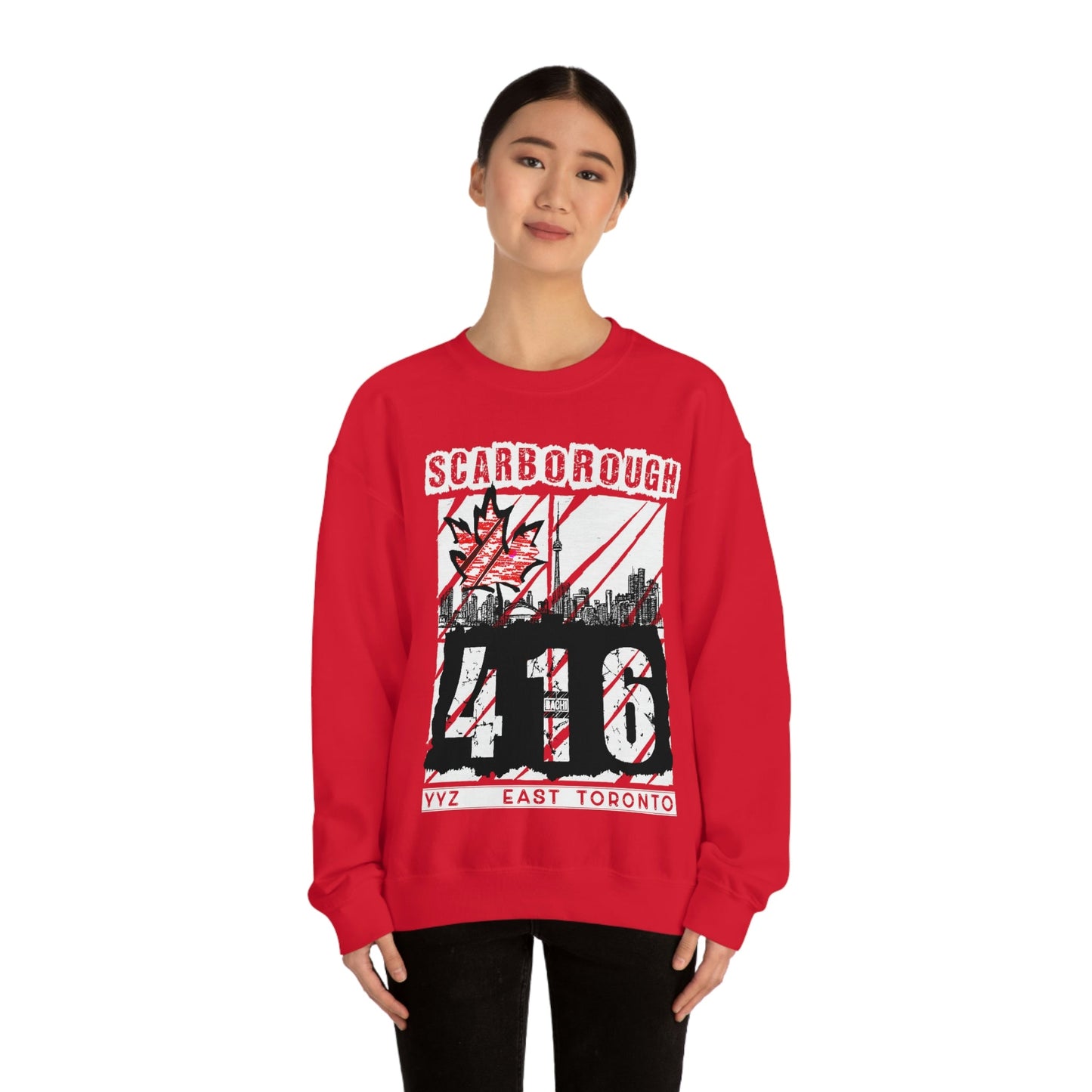 Unisex Sweatshirt Scarborough 416 Toronto Printify