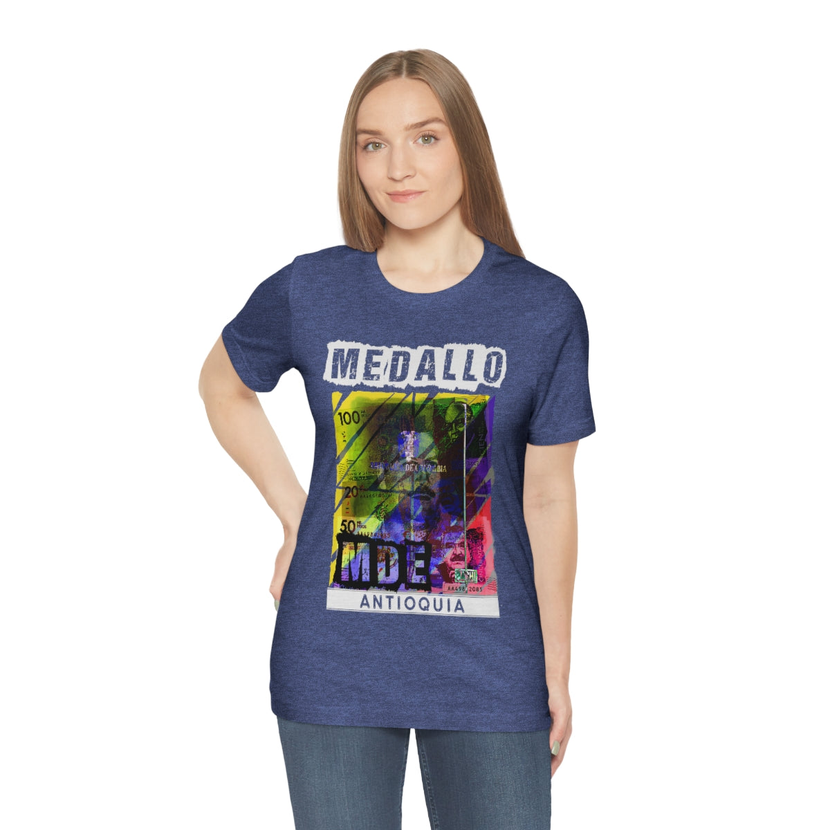 Unisex T-shirt Rep Your Country Medellin Colombia Medallo Printify