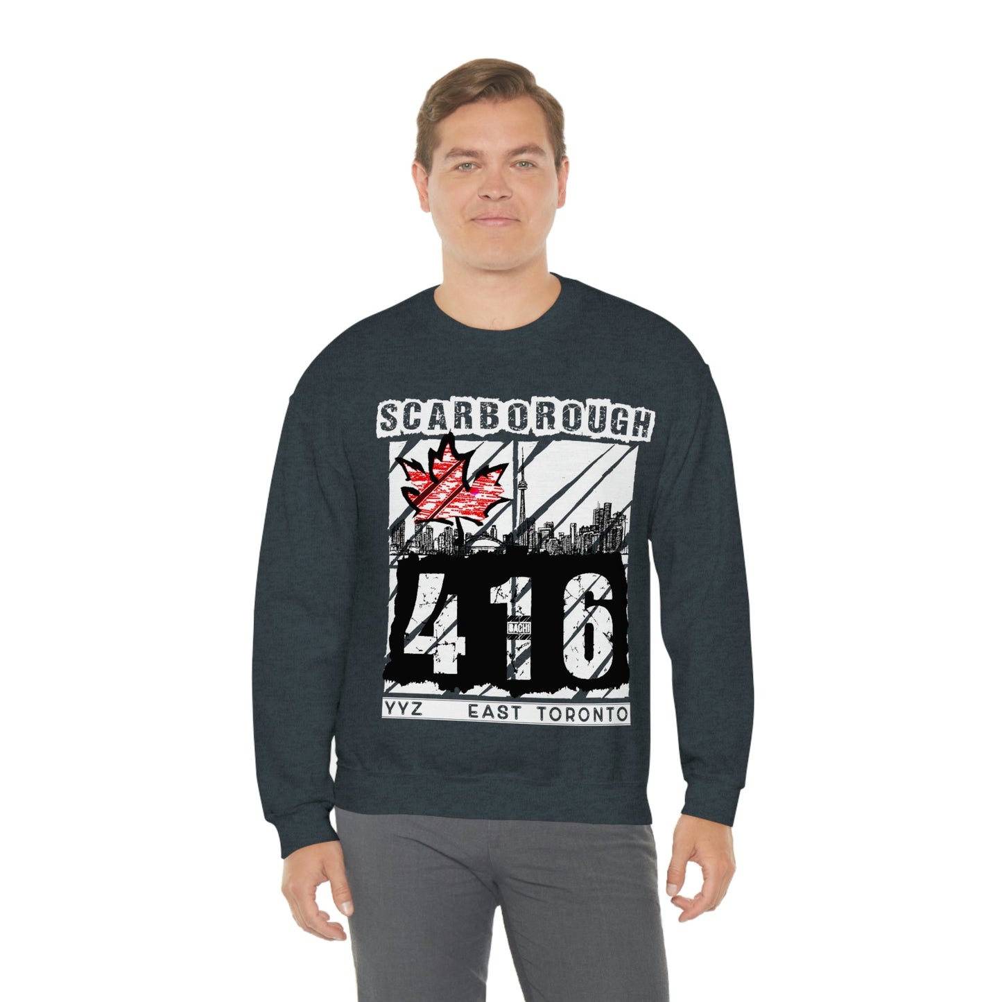 Unisex Sweatshirt Scarborough 416 Toronto Printify