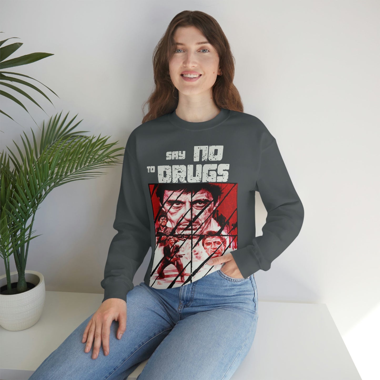 Unisex Sweater Scarface faces Printify