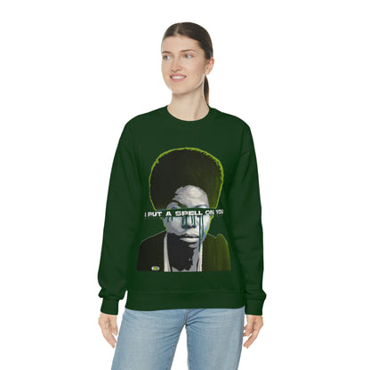 Vintage Soul Music Graphic Sweatshirt - Female Jazz Portrait Print (Bachi)