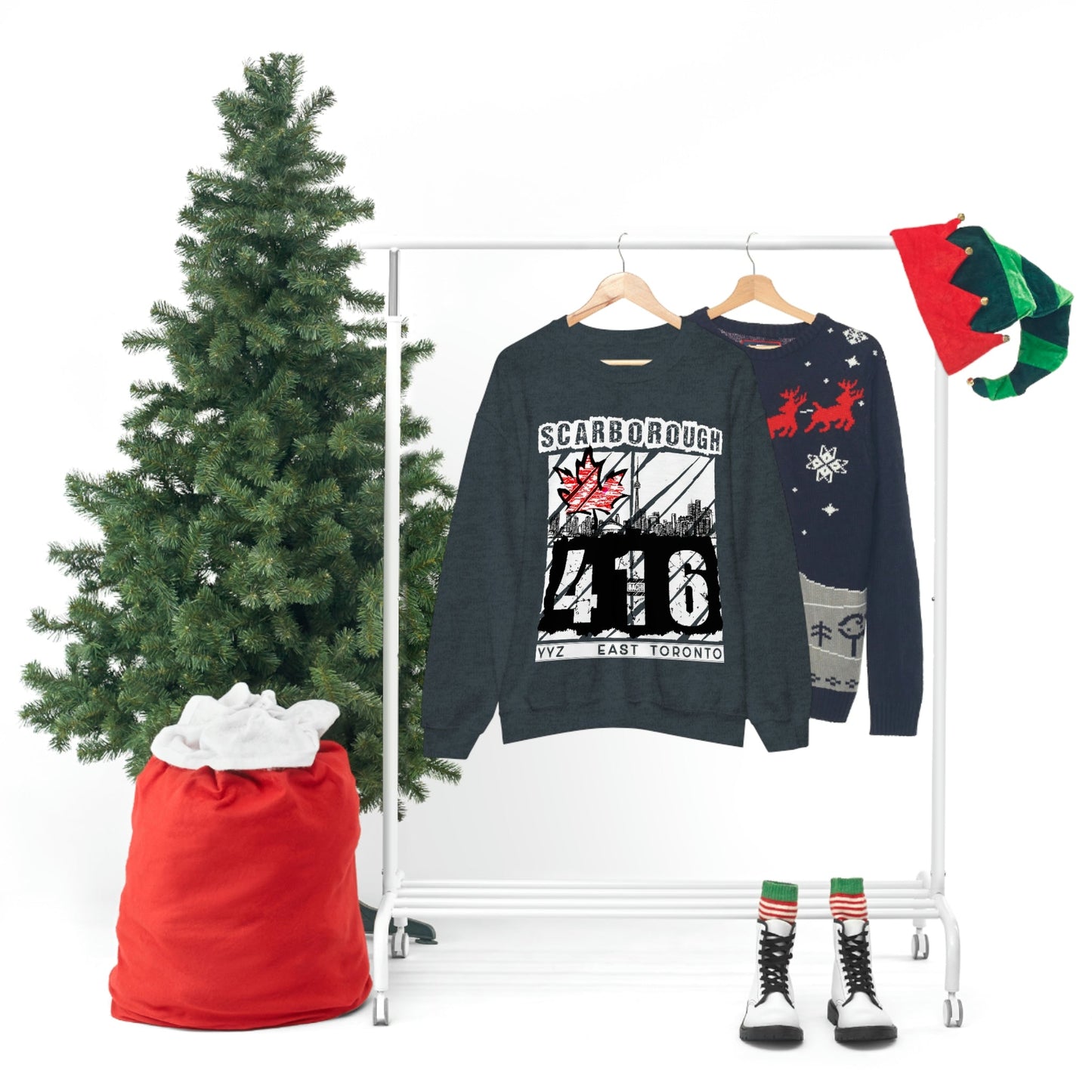 Unisex Sweatshirt Scarborough 416 Toronto Printify
