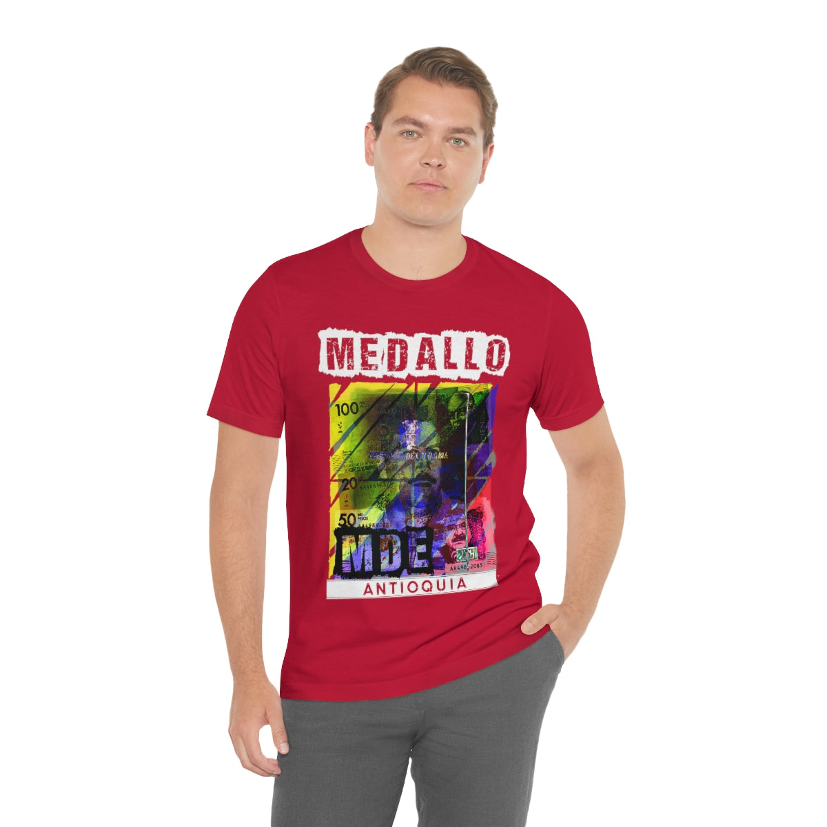 Unisex T-shirt Rep Your Country Medellin Colombia Medallo Printify