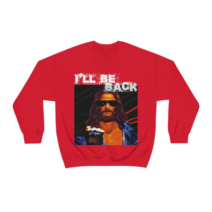 Oversized Graphic Sweatshirt - 80s Sci-Fi Cinema Parody Streetwear (Bachi)