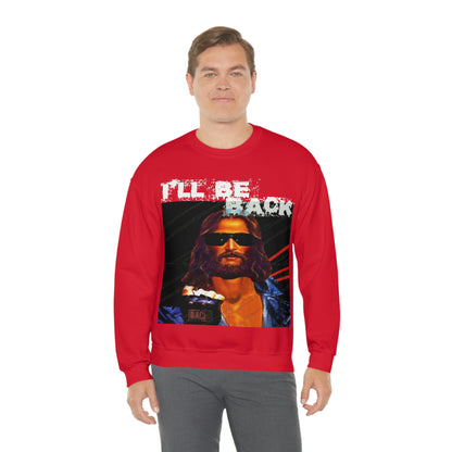 Oversized Graphic Sweatshirt - 80s Sci-Fi Cinema Parody Streetwear (Bachi)