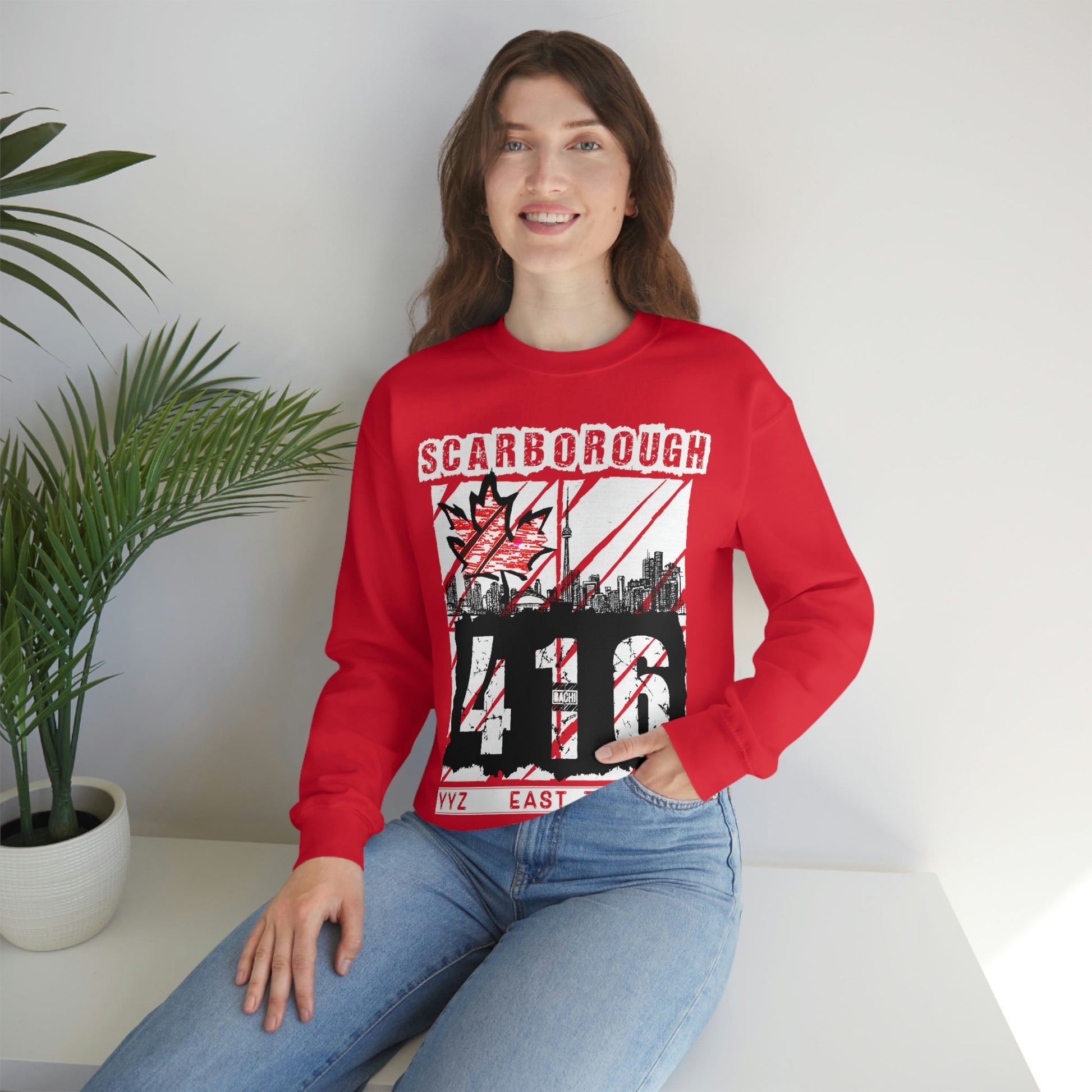 Unisex Sweatshirt Scarborough 416 Toronto Printify