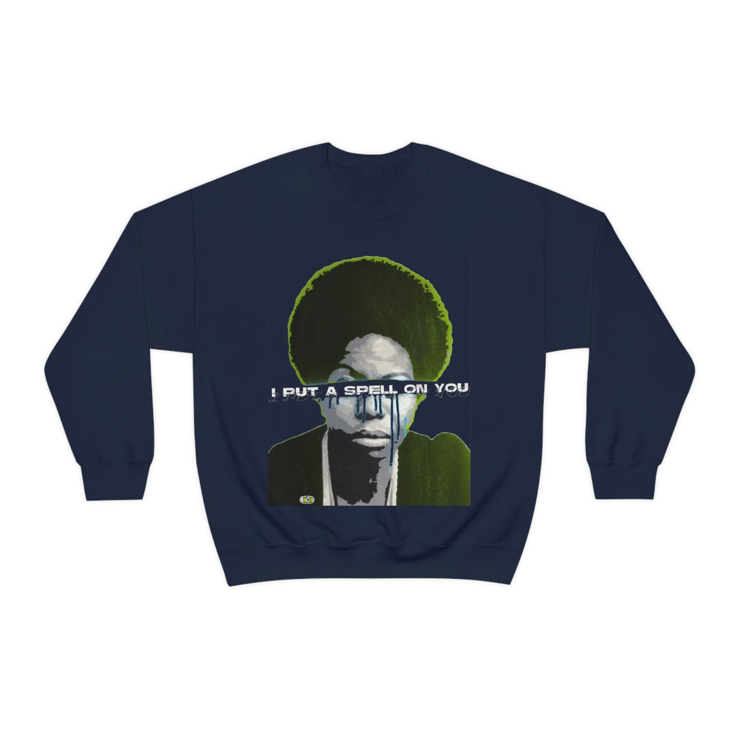 Vintage Soul Music Graphic Sweatshirt - Female Jazz Portrait Print (Bachi)