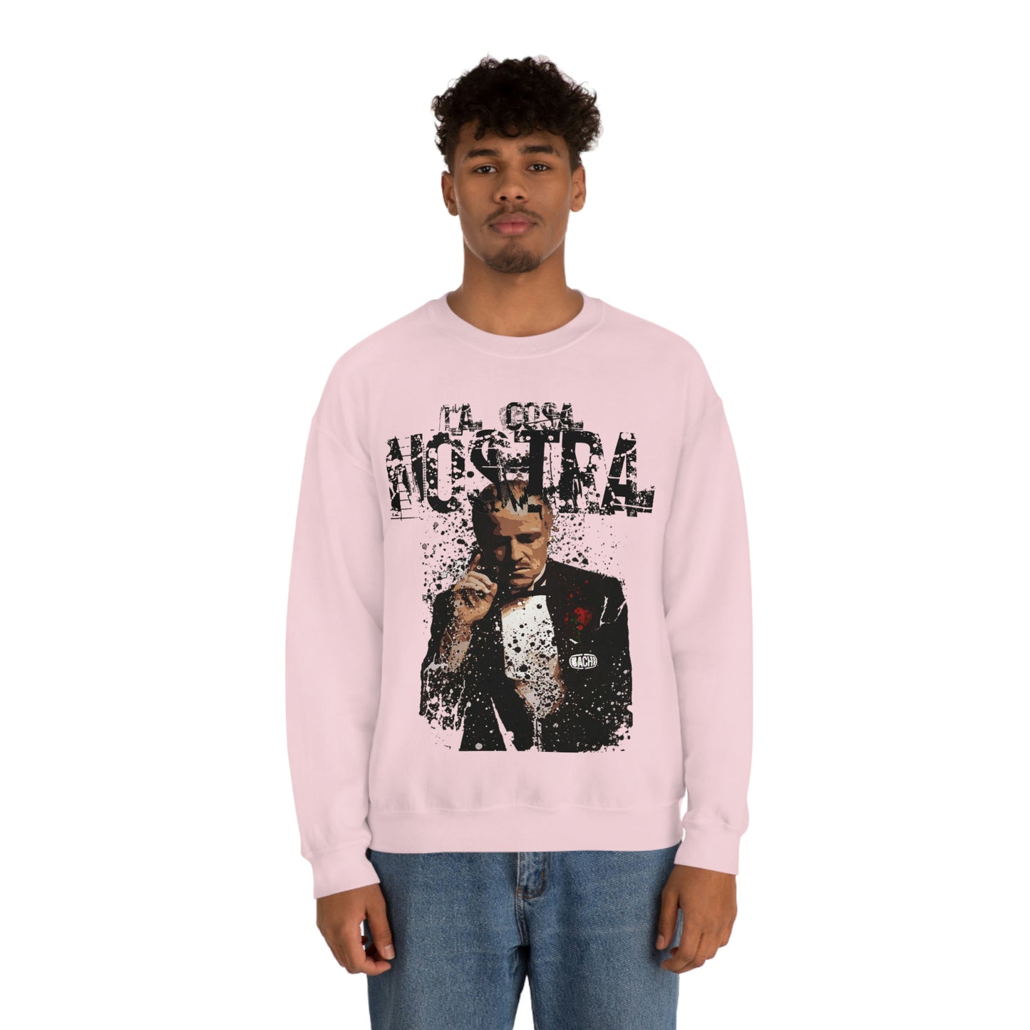 Heavyweight Vintage Sweatshirt - Mafia Cinema Graphic Streetwear (Bachi)