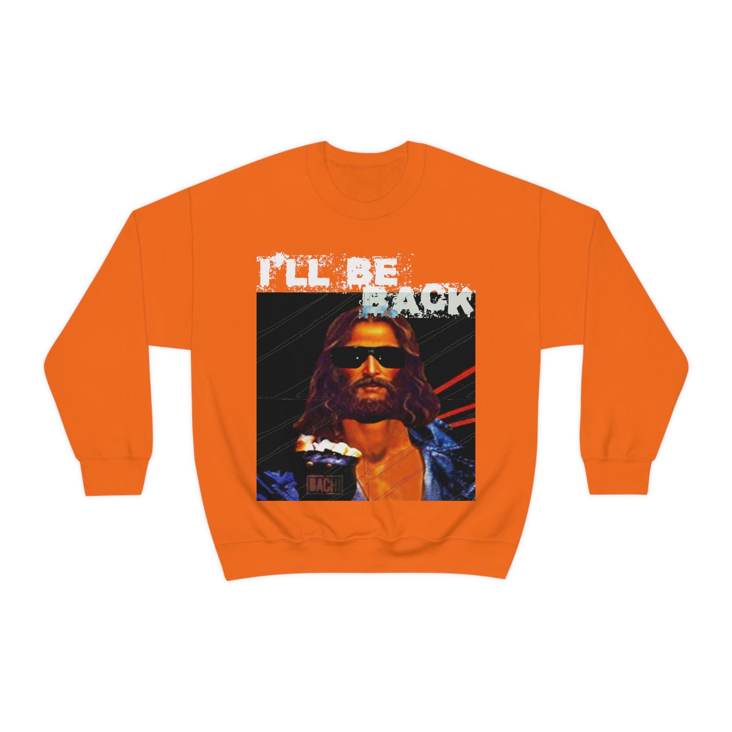 Oversized Graphic Sweatshirt - 80s Sci-Fi Cinema Parody Streetwear (Bachi)