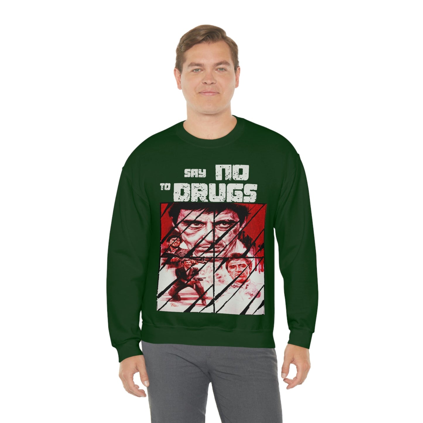 Unisex Sweater Scarface faces Printify