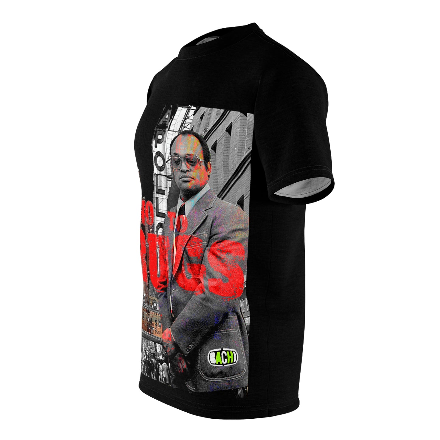 Vintage Graphic Tee - Harlem 70s Streetwear Portrait Print (Bachi)