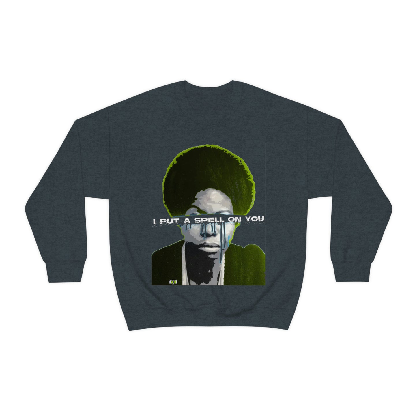 Vintage Soul Music Graphic Sweatshirt - Female Jazz Portrait Print (Bachi)