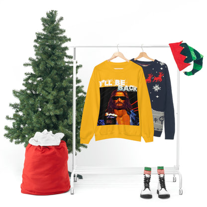 Oversized Graphic Sweatshirt - 80s Sci-Fi Cinema Parody Streetwear (Bachi)