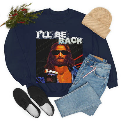 Oversized Graphic Sweatshirt - 80s Sci-Fi Cinema Parody Streetwear (Bachi)