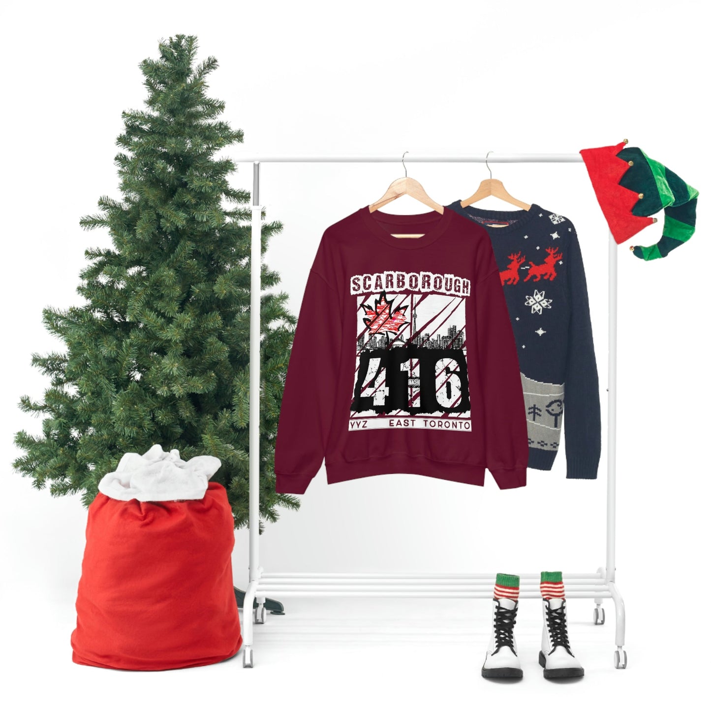 Unisex Sweatshirt Scarborough 416 Toronto Printify